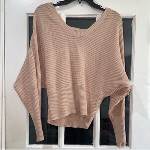 Blush Pink Oversized Sweater